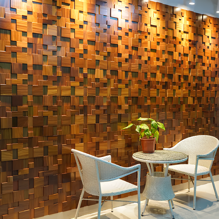 AlignPro Walnut Wood Wall Panel