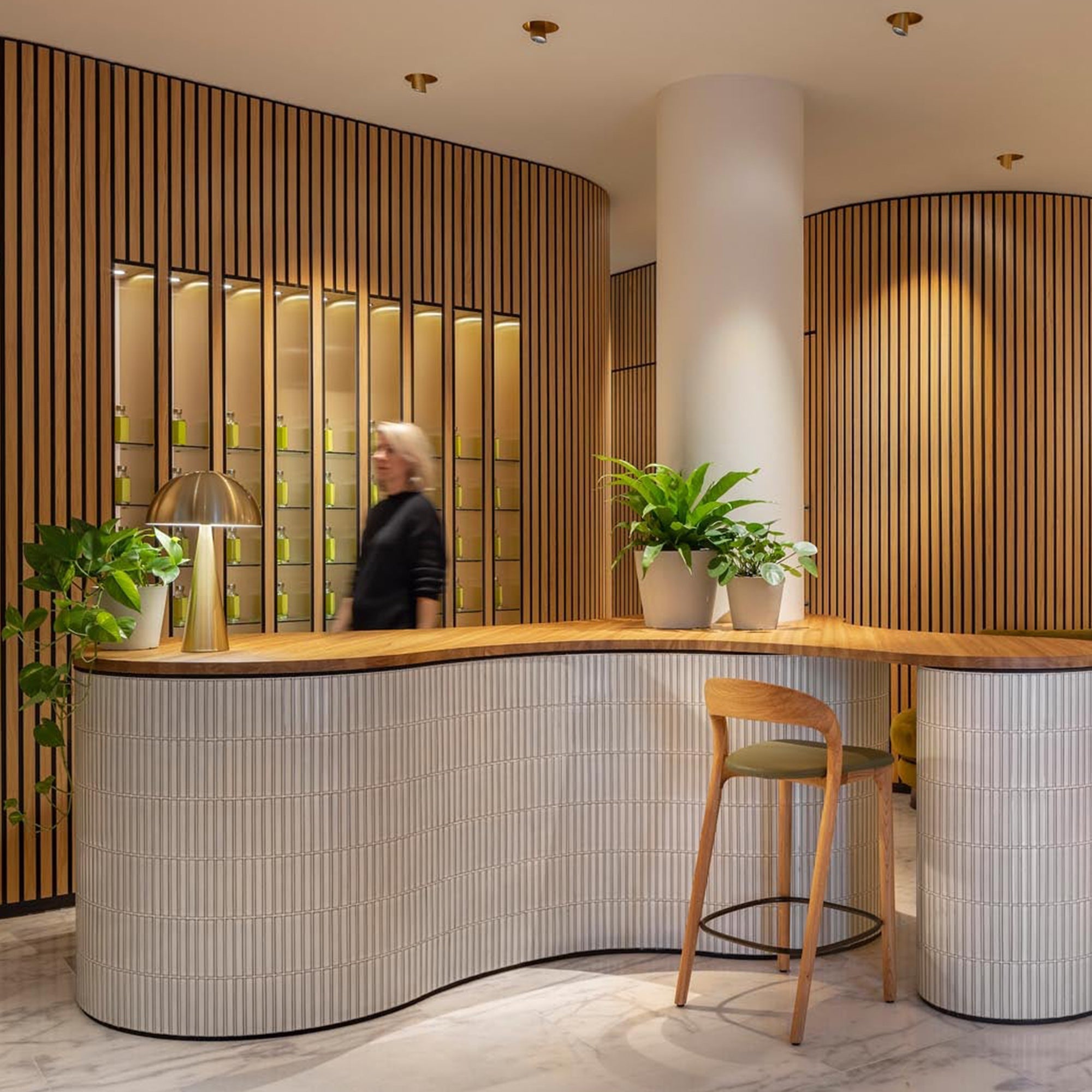 (Testing) America Walnut Acoustic Wall Panels | 3-Sided Wood Veneer & Rounded Edges | SoundPanel®.