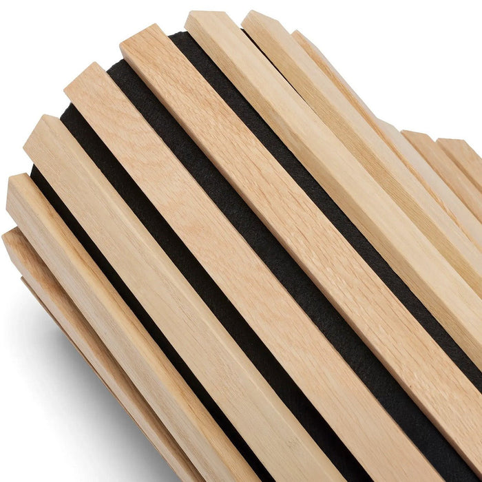 (Testing) America Walnut Acoustic Wall Panels | 3-Sided Wood Veneer & Rounded Edges | SoundPanel®.