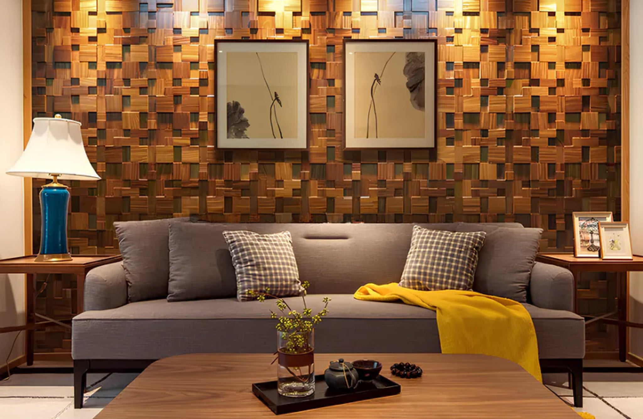 wood panel makeover ideas