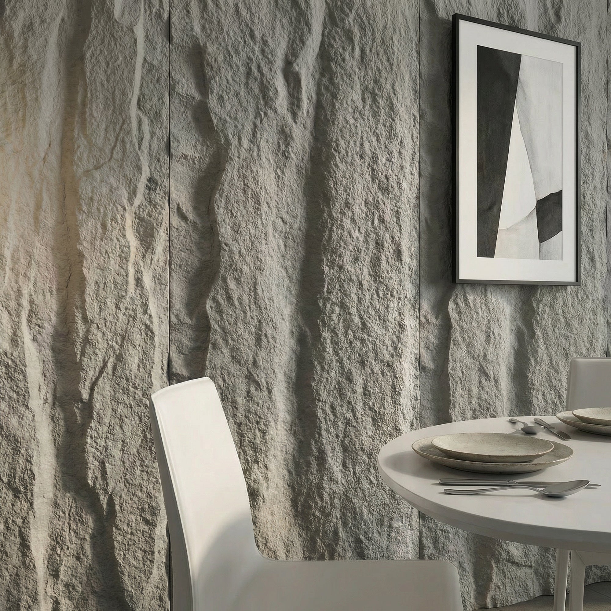 Stone Rock Wall Panel - Grey - View 8